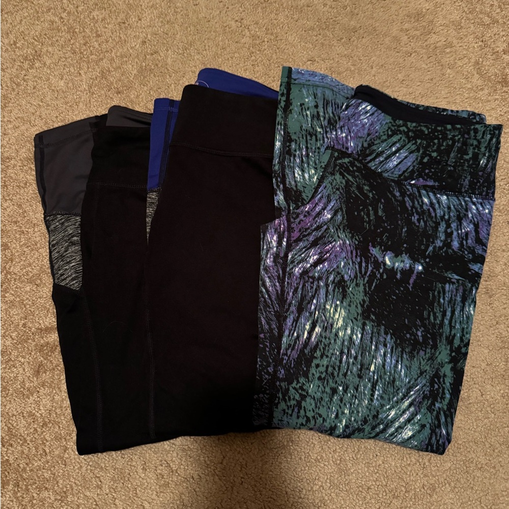 3 pairs of leggings
